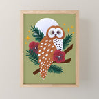 Owl - Crepuscular Critters Mini Art Print Gallery Image 1