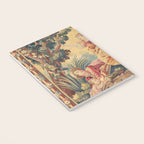 Antique 19th Century Girl On The Swing French Aubusson Tapestry Notebook Gallery Image 3