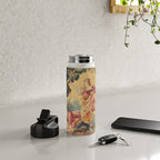 Antique 19th Century Girl On The Swing French Aubusson Tapestry Water Bottle Gallery Image 4