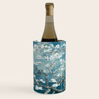 Vincent Van Gogh Almond Blossoms Teal Wine Chiller Gallery Image 1