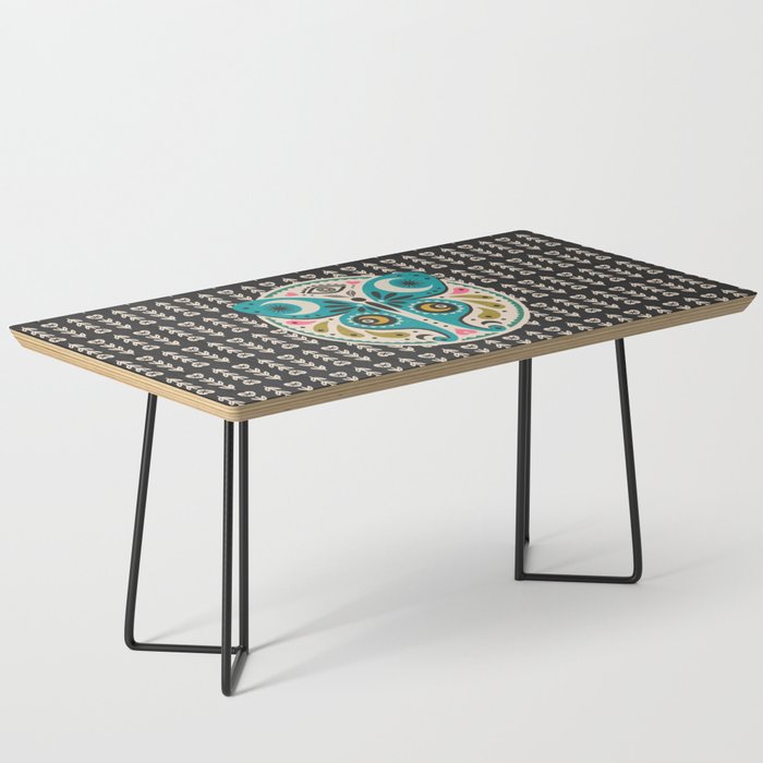 Luna Moth - Black Coffee Table Gallery Image 1