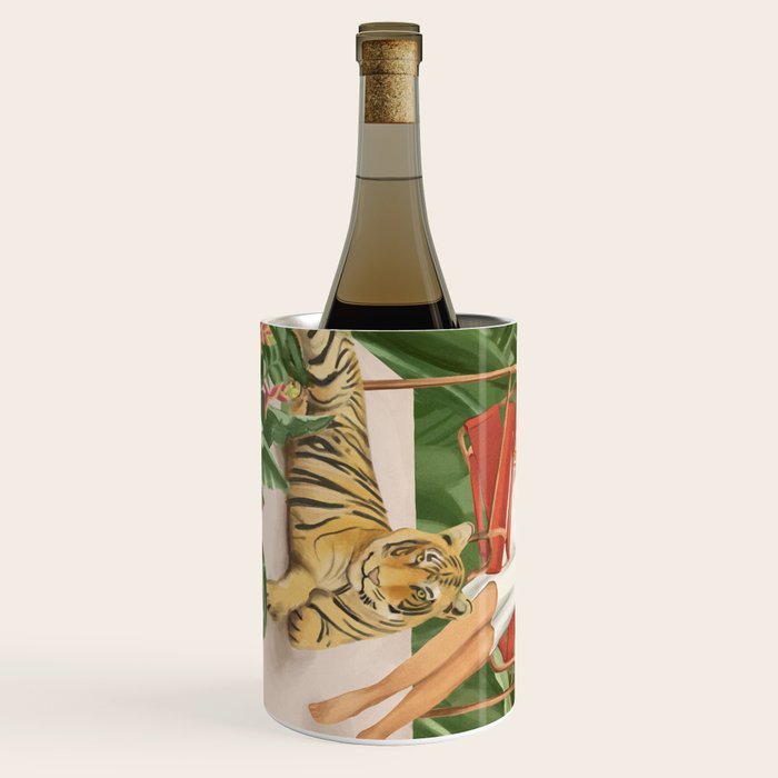 The Lady and the Tiger II Wine Chiller Gallery Image 2