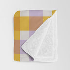 Soothing Geometric Blocks PY Throw Blanket Gallery Image 3
