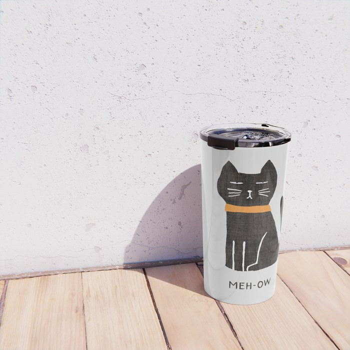 Meh-ow Travel Mug Gallery Image 4