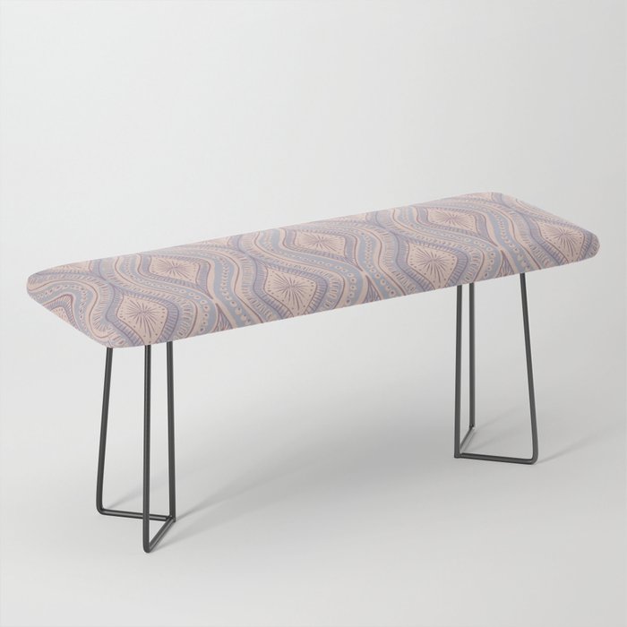 Hand-drawn Symmetrical Pattern #1 Bench Gallery Image 1