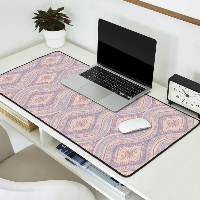 Hand-drawn Symmetrical Pattern #1 Desk Mat Gallery Image 2