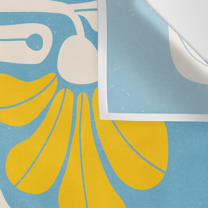 Iceberg & Golden Poppy: Les Fleurs | Flower Market Color Series 03 Wall Tapestry Gallery Image 3