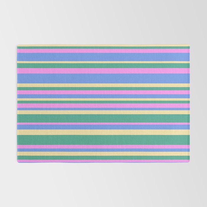 Classic Stripes XV - 90s Pastel Rug Gallery Image 2