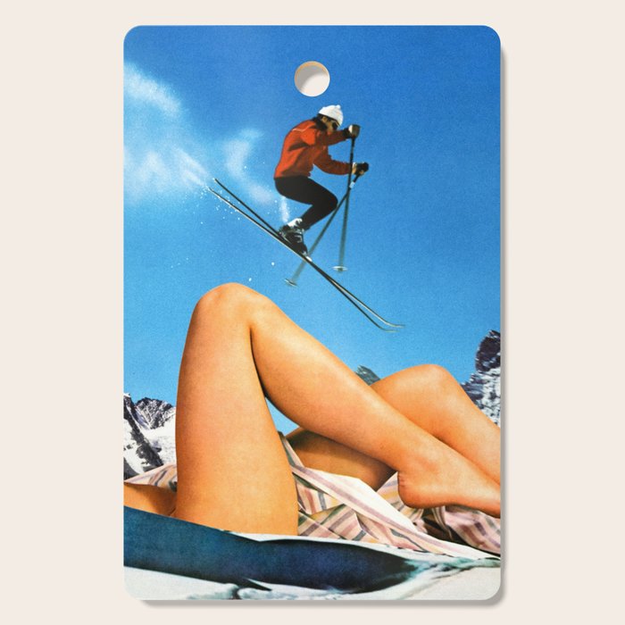 Skiing Time! Cutting Board Gallery Image 1
