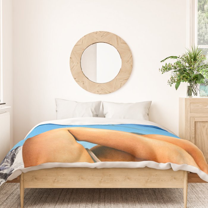Skiing Time! Duvet Cover Gallery Image 3