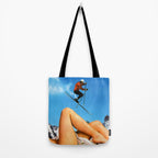Skiing Time! Tote Bag Gallery Image 2