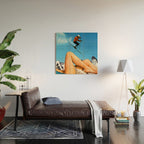 Skiing Time! Wood Wall Art Gallery Image 2