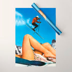 Skiing Time! Wrapping Paper Gallery Image 1