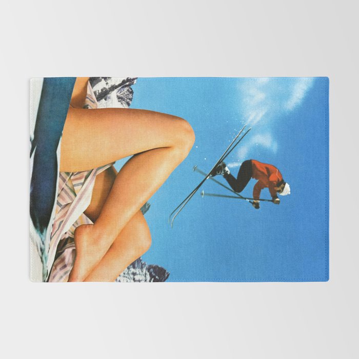 Skiing Time! Rug Gallery Image 2