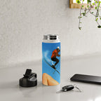Skiing Time! Water Bottle Gallery Image 4