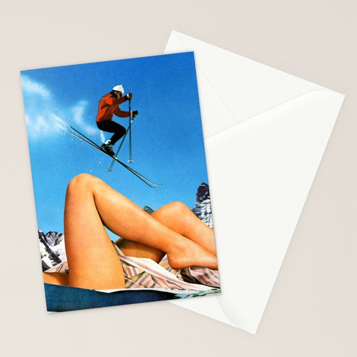 Skiing Time! Stationery Card Gallery Image 2