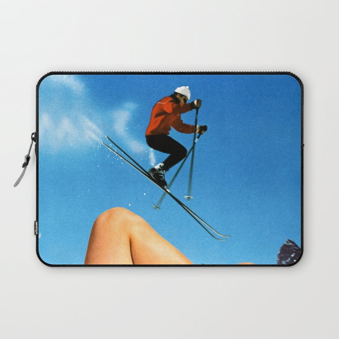 Skiing Time! Laptop Sleeve Gallery Image 1