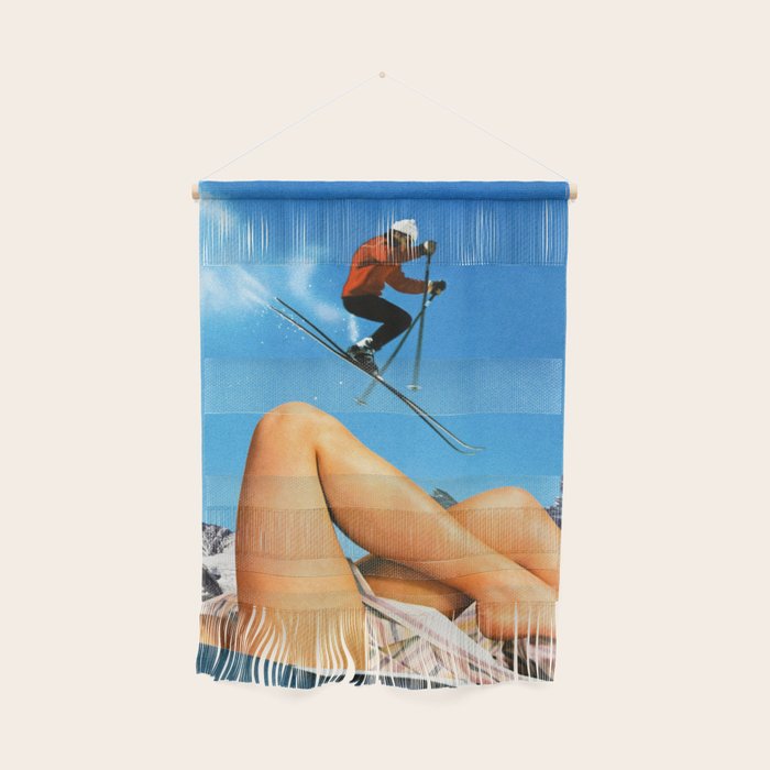 Skiing Time! Wall Hanging