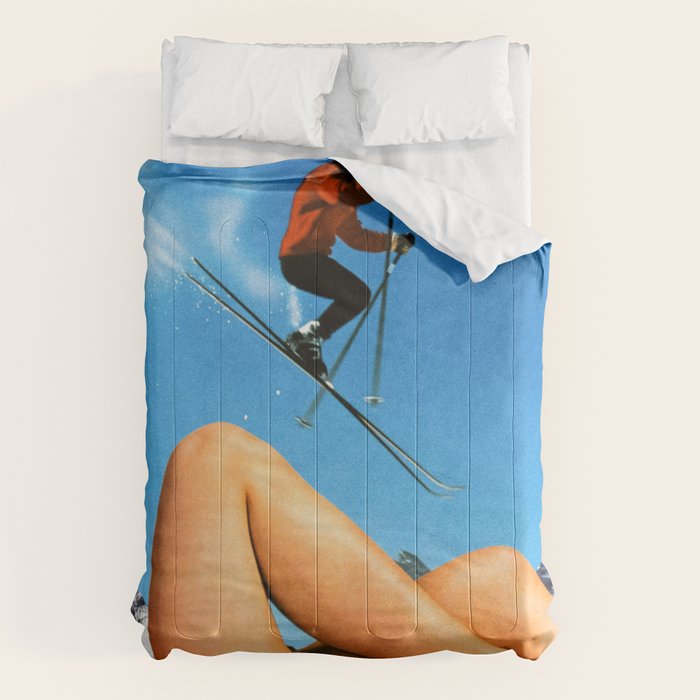 Skiing Time! Comforter Gallery Image 6