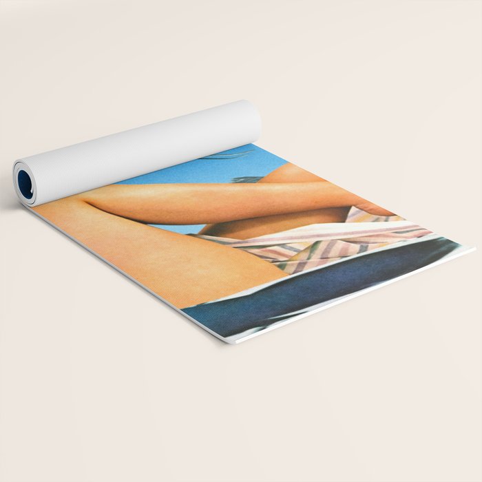 Skiing Time! Yoga Mat Gallery Image 2