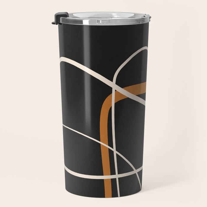 Minimalist Line Art 1 Travel Mug Gallery Image 3