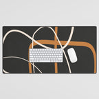 Minimalist Line Art 1 Desk Mat Gallery Image 1