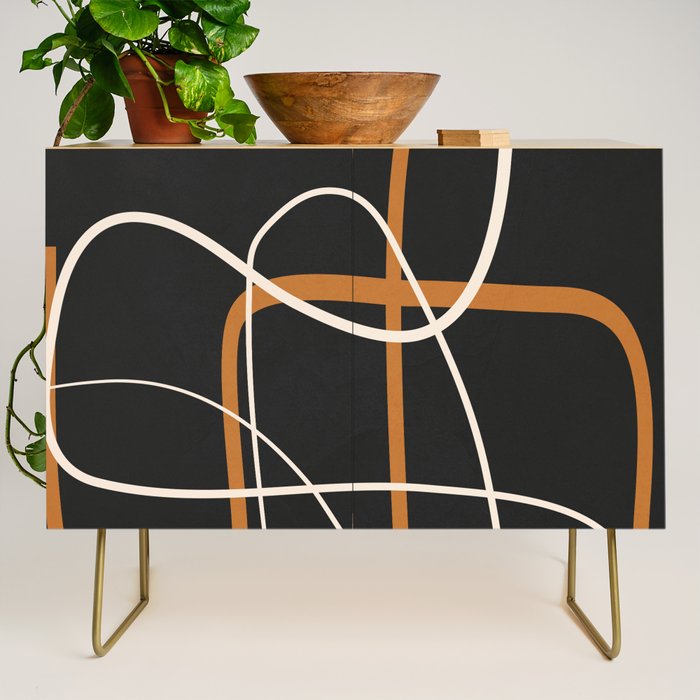 Minimalist Line Art 1 Credenza Gallery Image 1