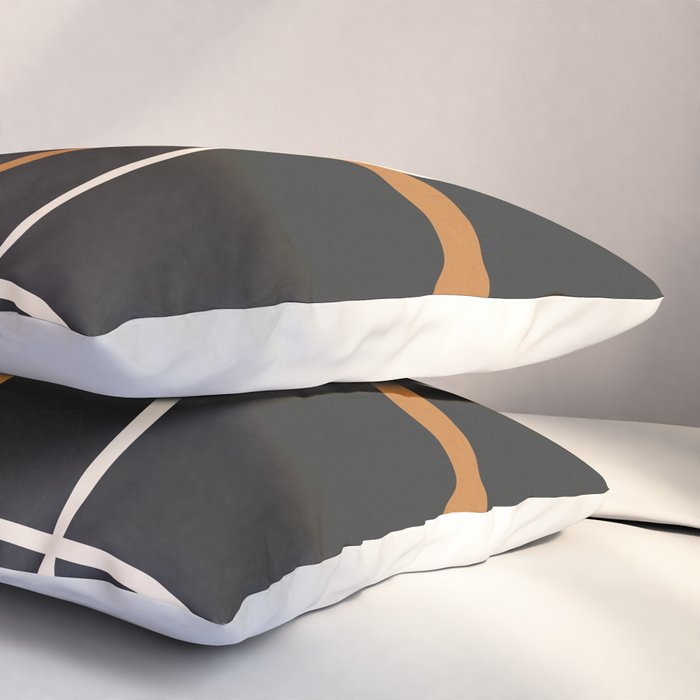Minimalist Line Art 1 Pillow Sham Gallery Image 3