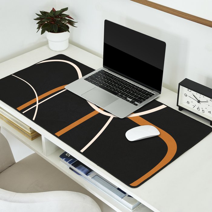 Minimalist Line Art 1 Desk Mat Gallery Image 2