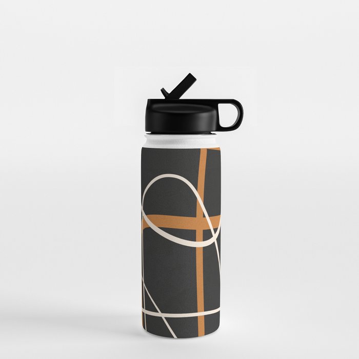 Minimalist Line Art 1 Water Bottle Gallery Image 1