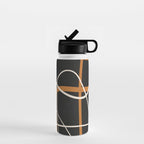 Minimalist Line Art 1 Water Bottle Gallery Image 1