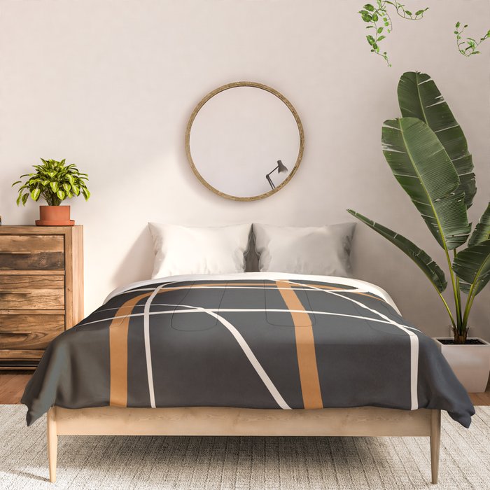 Minimalist Line Art 1 Comforter Gallery Image 3