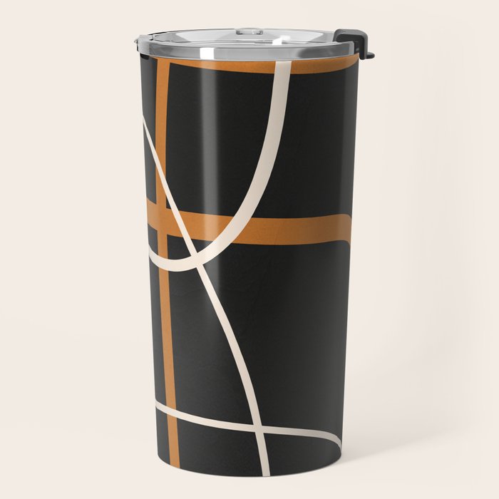 Minimalist Line Art 1 Travel Mug Gallery Image 2