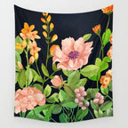 Summer Flowers 5 Wall Tapestry Gallery Image 4