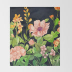 Summer Flowers 5 Throw Blanket Gallery Image 2
