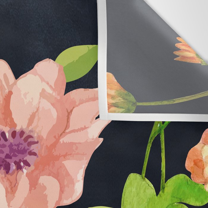Summer Flowers 5 Wall Tapestry Gallery Image 3