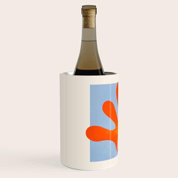 Red Coral Leaf: Matisse Paper Cutouts II Wine Chiller Gallery Image 2