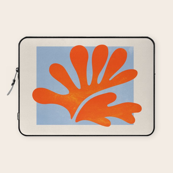 Red Coral Leaf: Matisse Paper Cutouts II Laptop Sleeve Gallery Image 1