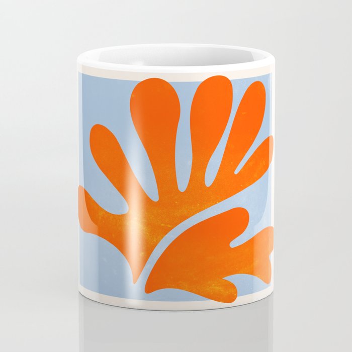 Red Coral Leaf: Matisse Paper Cutouts II Coffee Mug Gallery Image 4
