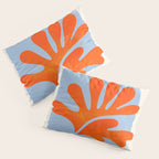 Red Coral Leaf: Matisse Paper Cutouts II Pillow Sham Gallery Image 3