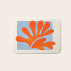 Red Coral Leaf: Matisse Paper Cutouts II Bath Mat Gallery Image 1