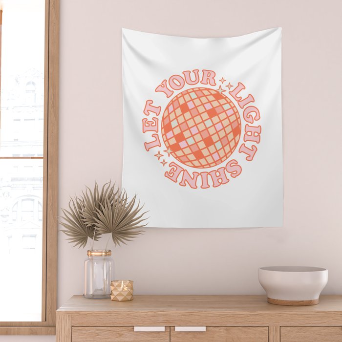 Let your Light Shine Wall Tapestry Gallery Image 2