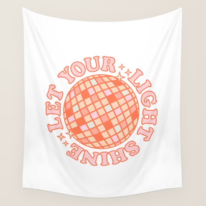 Let your Light Shine Wall Tapestry Gallery Image 1