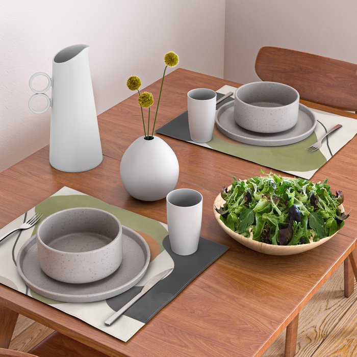 Abstract Shapes 60 Placemat Gallery Image 2