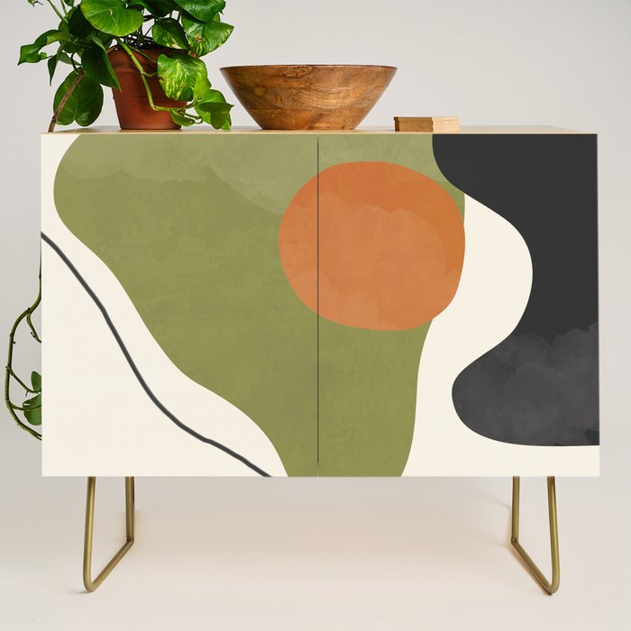 Abstract Shapes 60 Credenza Gallery Image 1