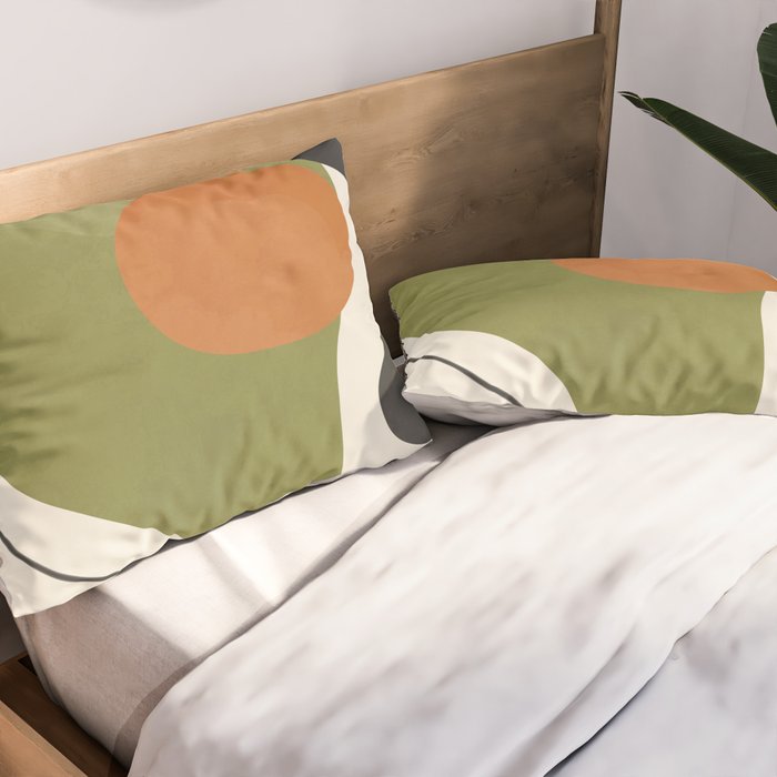 Abstract Shapes 60 Pillow Sham Gallery Image 2