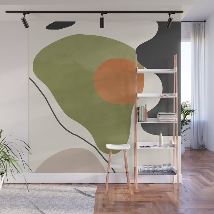 Abstract Shapes 60 Wall Mural Gallery Image 1