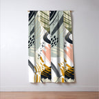 Abstract autumn season Window Curtain Gallery Image 3
