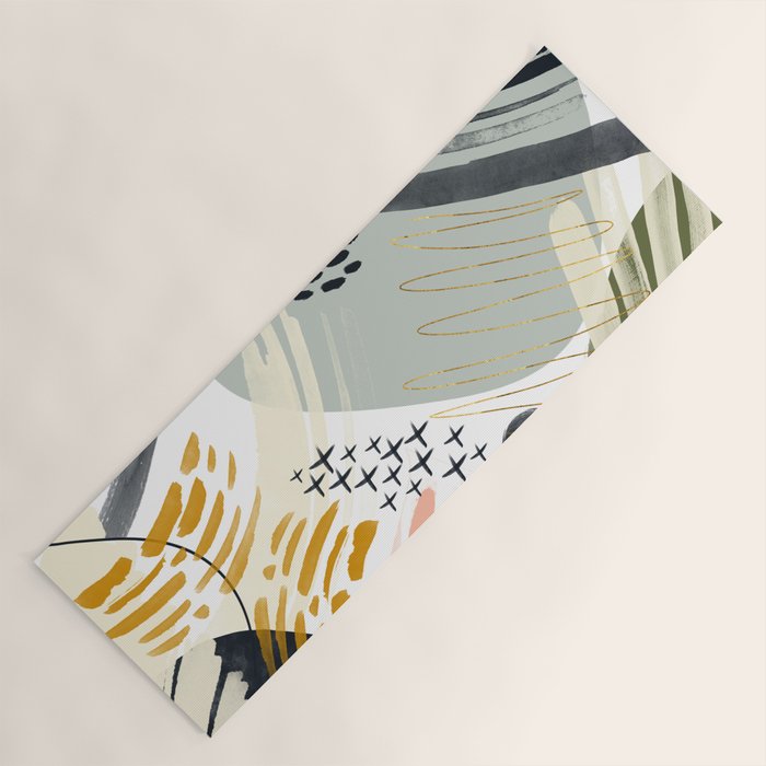 Abstract autumn season Yoga Mat Gallery Image 1