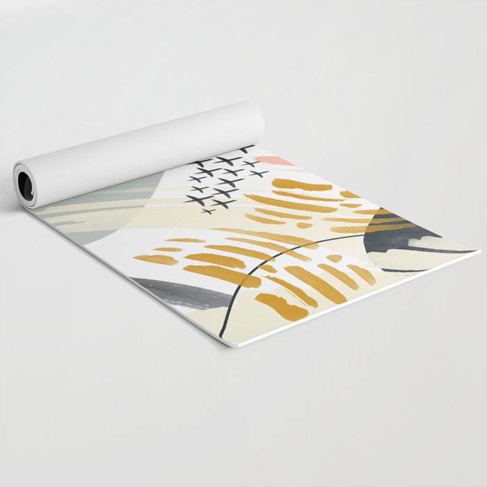 Abstract autumn season Yoga Mat Gallery Image 2